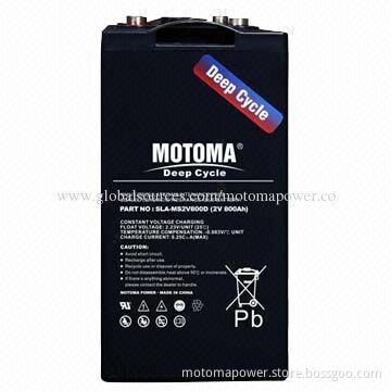 VRLA Battery with 2V Voltage, 800Ah Capacity, Deep Cycle and High Rate Power, for Solar Energy